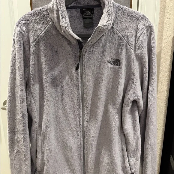 The North Face Women's Light Gray Teddy Jacket - Picture 1 of 5
